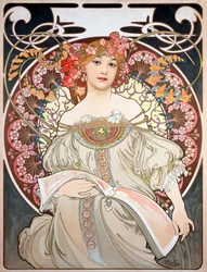 Plakat af Alphonse Mucha